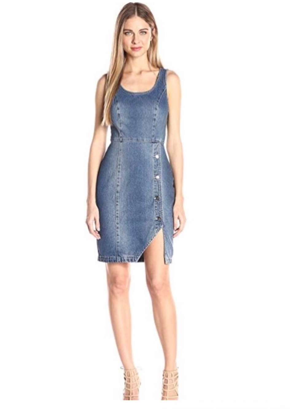 MINKPINK Got the Blues Denim Dress NWT Size S - Picture 2 of 6